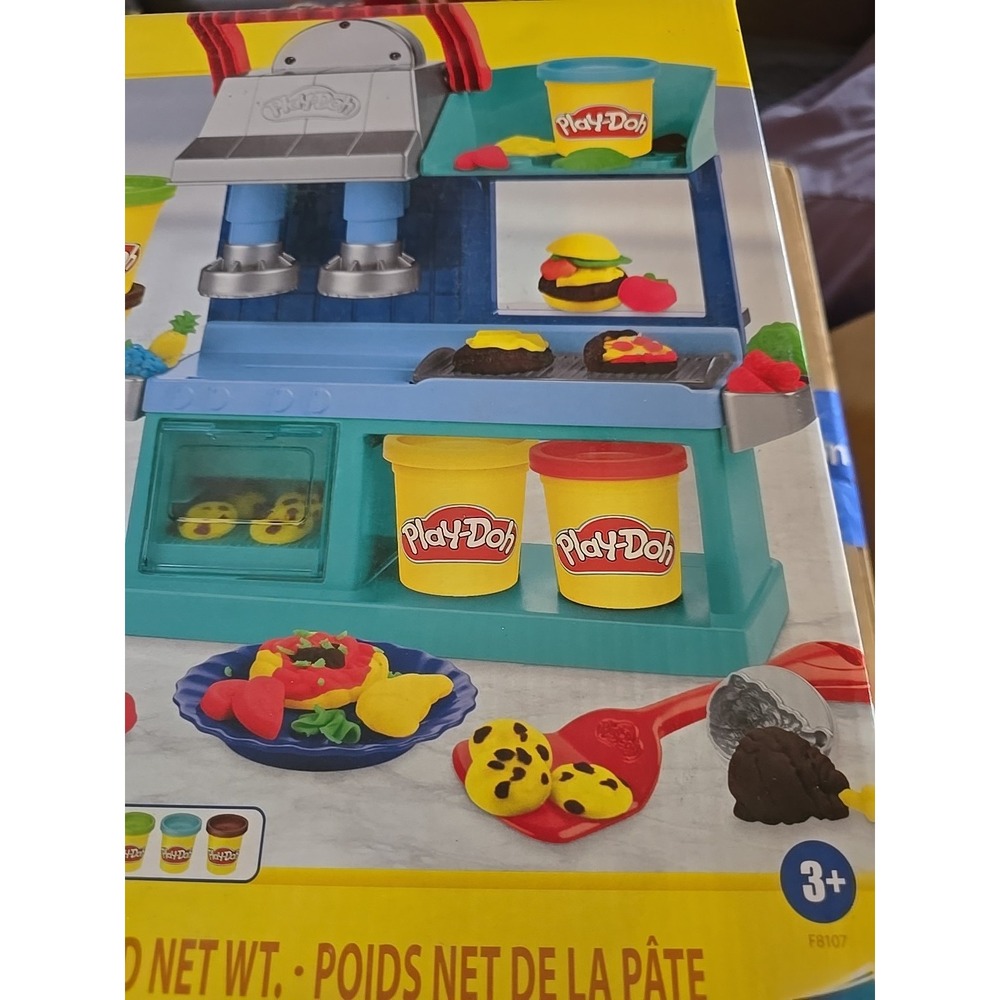 Play-Doh F81075L2 Kitchen Creations Busy Chef's Restaurant Playset,‎ 2-Sided